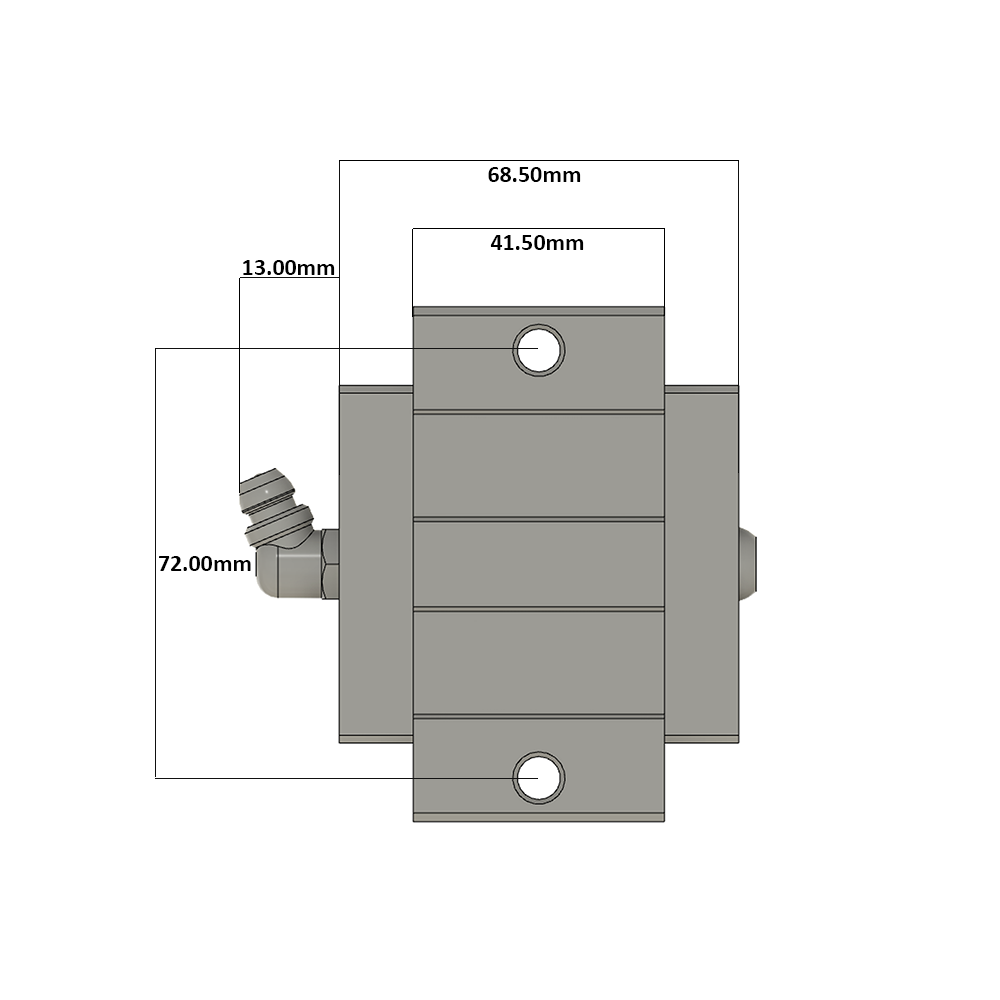 LSD30BK-F1S-N-B-M6 AIRTAC LOW PROFILE RAIL BEARING LSD 30MM SERIES, NORMAL ACCURACY WITH LIGHT PRELOAD (B), TOP MOUNTING FLANGE - SHORT BODY