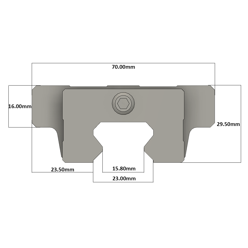 LSH25BK-F1L-N-D-M6 AIRTAC PROFILE RAIL BEARING LSH 25MM SERIES, NORMAL ACCURACY WITH NO PRELOAD (D) STANDARD, TOP MOUNTING FLANGE - LONG BODY