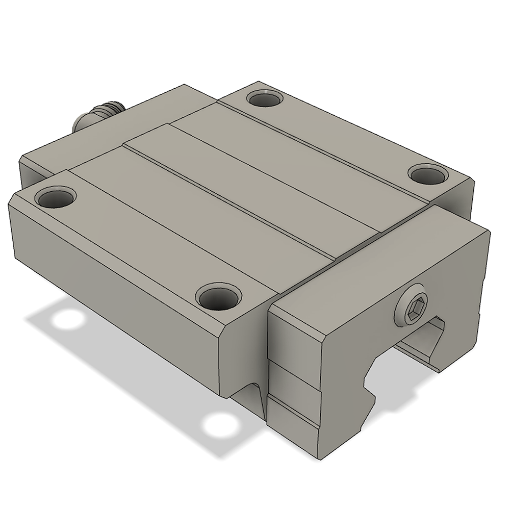 LSH25BK-F1N-H-D-M6 AIRTAC PROFILE RAIL BEARING LSH 25MM SERIES, HIGH ACCURACY WITH NO PRELOAD (D) STANDARD, TOP MOUNTING FLANGE - NORMAL BODY