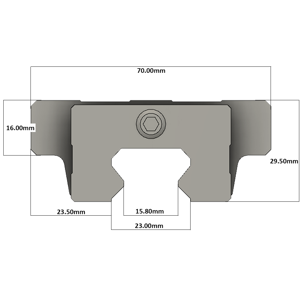 LSH25BK-F2L-N-B-M6 AIRTAC PROFILE RAIL BEARING LSH 25MM SERIES, NORMAL ACCURACY WITH LIGHT PRELOAD (B), BOTTOM MOUNTING FLANGE - LONG BODY