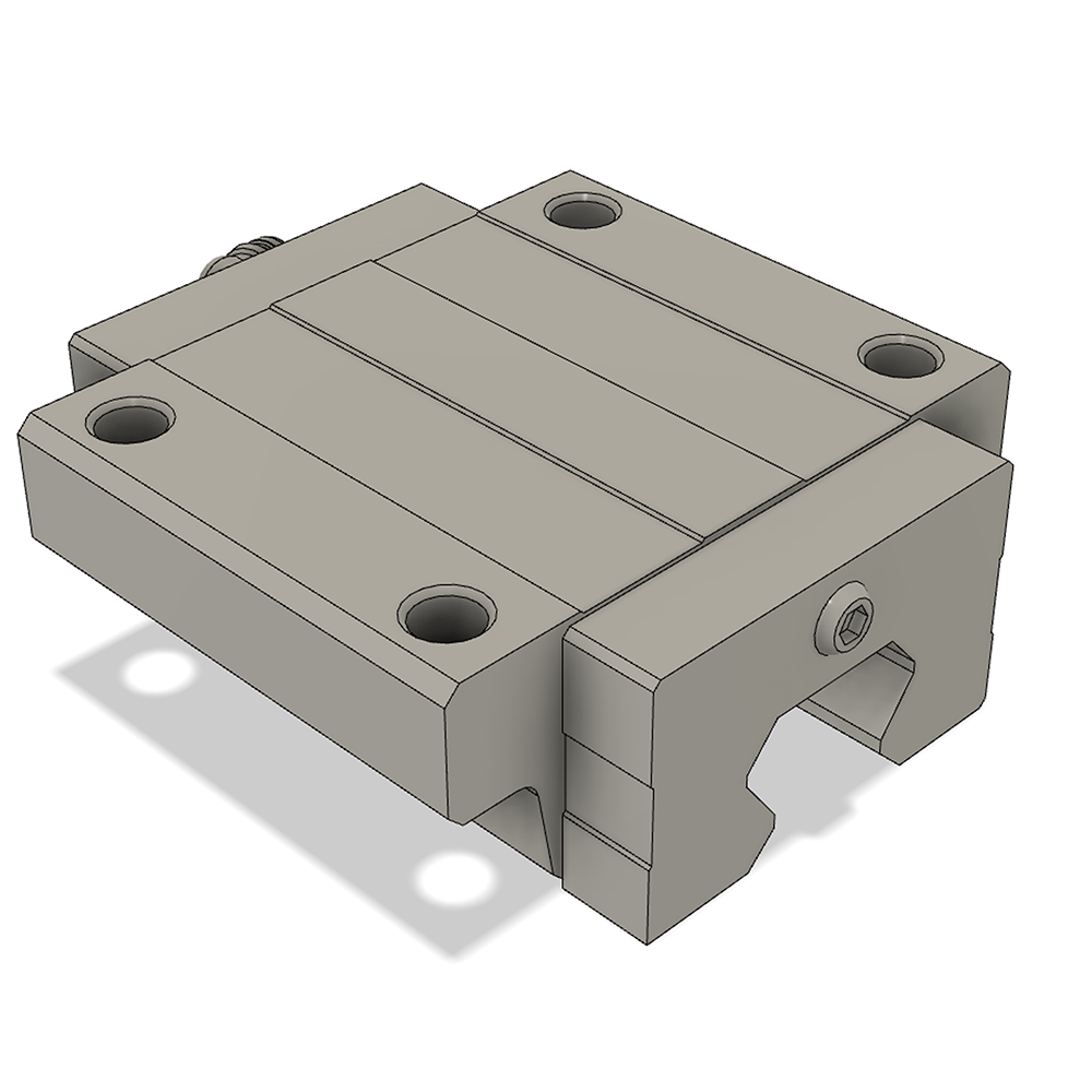 LSH30BK-F1N-N-D-M6 AIRTAC PROFILE RAIL BEARING LSH 30MM SERIES, NORMAL ACCURACY WITH NO PRELOAD (D) STANDARD, TOP MOUNTING FLANGE - NORMAL BODY