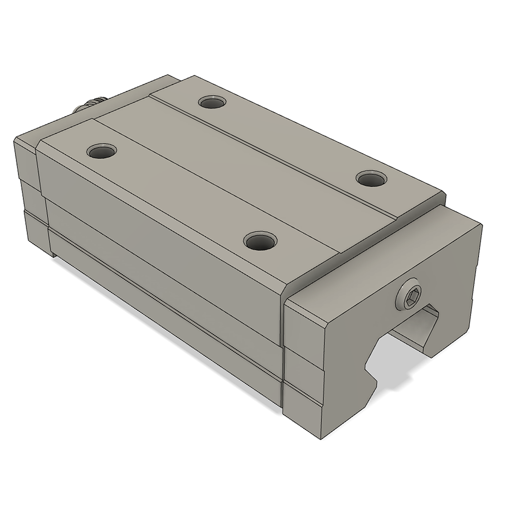 LSH30BK-HL-N-SB-M6 AIRTAC PROFILE RAIL BEARING LSH 30MM SERIES, NORMAL ACCURACY WITH MEDIUMIUM PRELOAD (SB), SQUARE MOUNT - LONG BODY