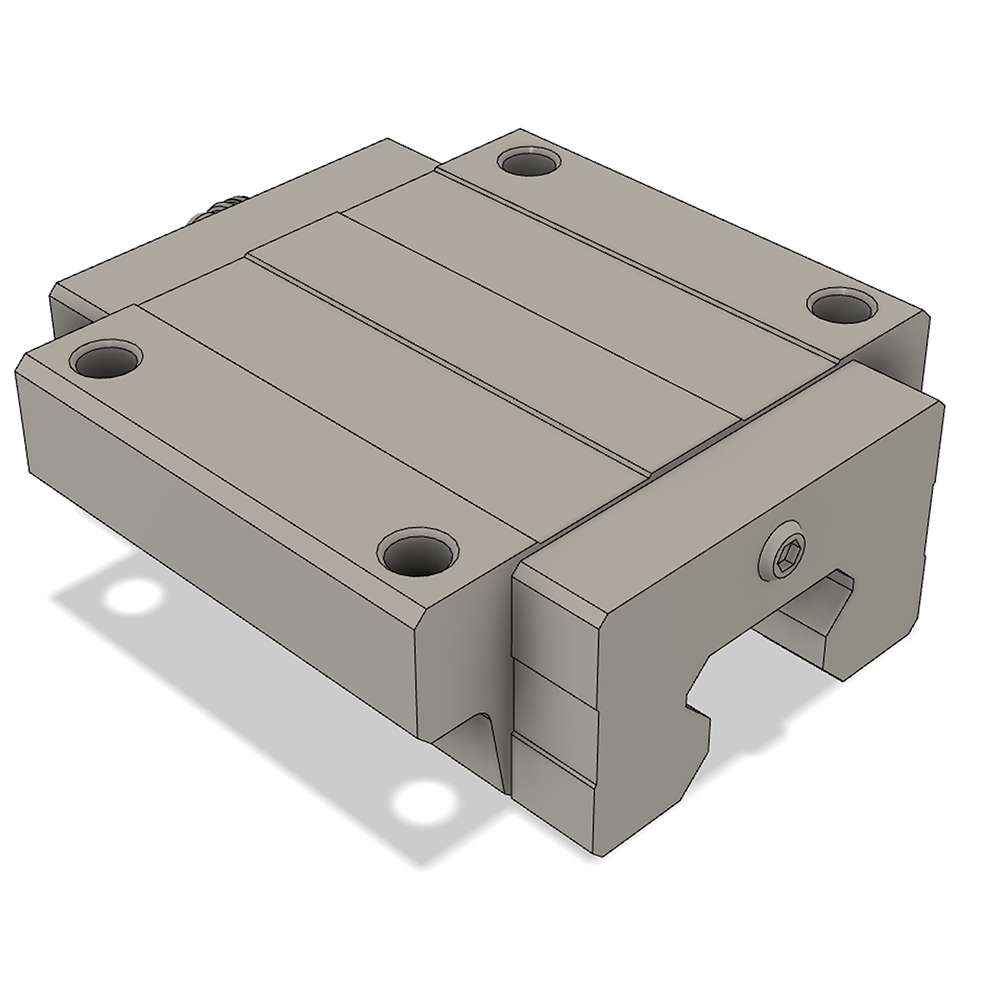 LSH35BK-F1N-N-D-M6 AIRTAC PROFILE RAIL BEARING LSH 35MM SERIES, NORMAL ACCURACY WITH NO PRELOAD (D) STANDARD, TOP MOUNTING FLANGE - NORMAL BODY