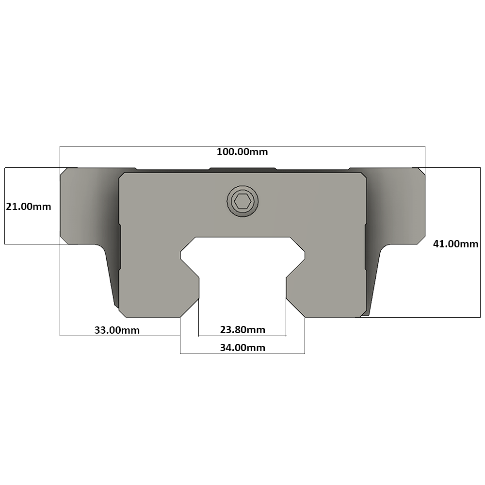 LSH35BK-F1N-N-D-M6 AIRTAC PROFILE RAIL BEARING LSH 35MM SERIES, NORMAL ACCURACY WITH NO PRELOAD (D) STANDARD, TOP MOUNTING FLANGE - NORMAL BODY