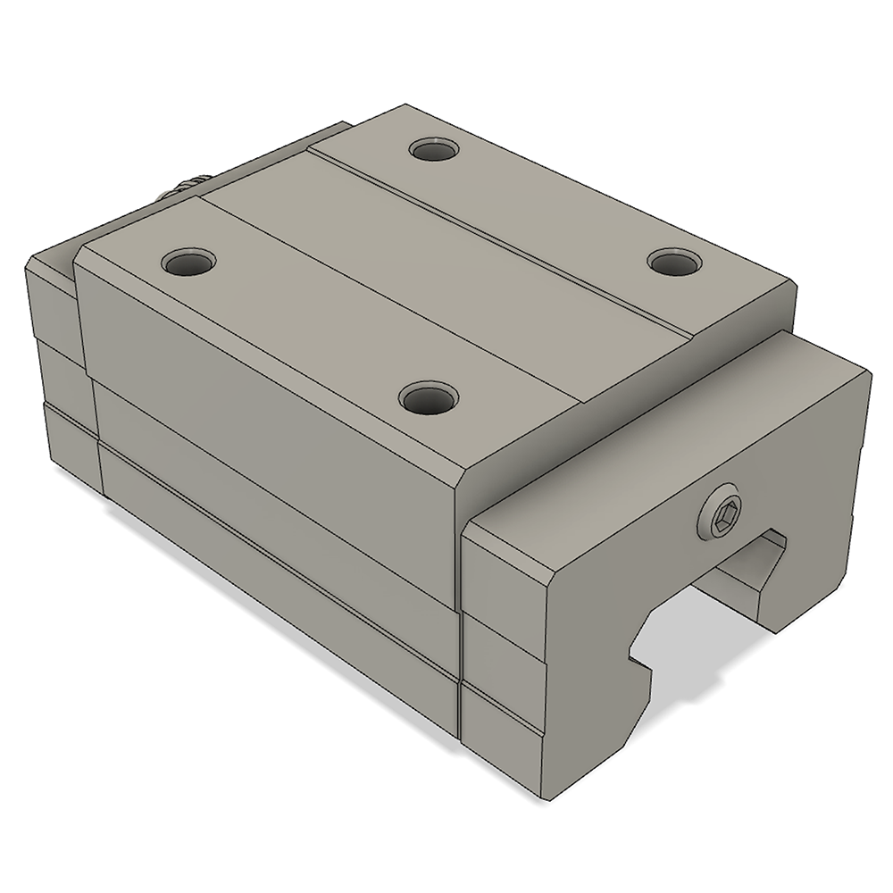 LSH35BK-HN-N-B-M6 AIRTAC PROFILE RAIL BEARING LSH 35MM SERIES, NORMAL ACCURACY WITH LIGHT PRELOAD (B), SQUARE MOUNT - NORMAL BODY