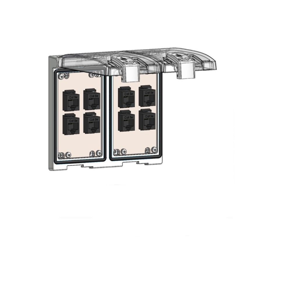 80RJ45 MENCOM ETHERNET ADAPTER 8 PIN RJ45 FEMALE