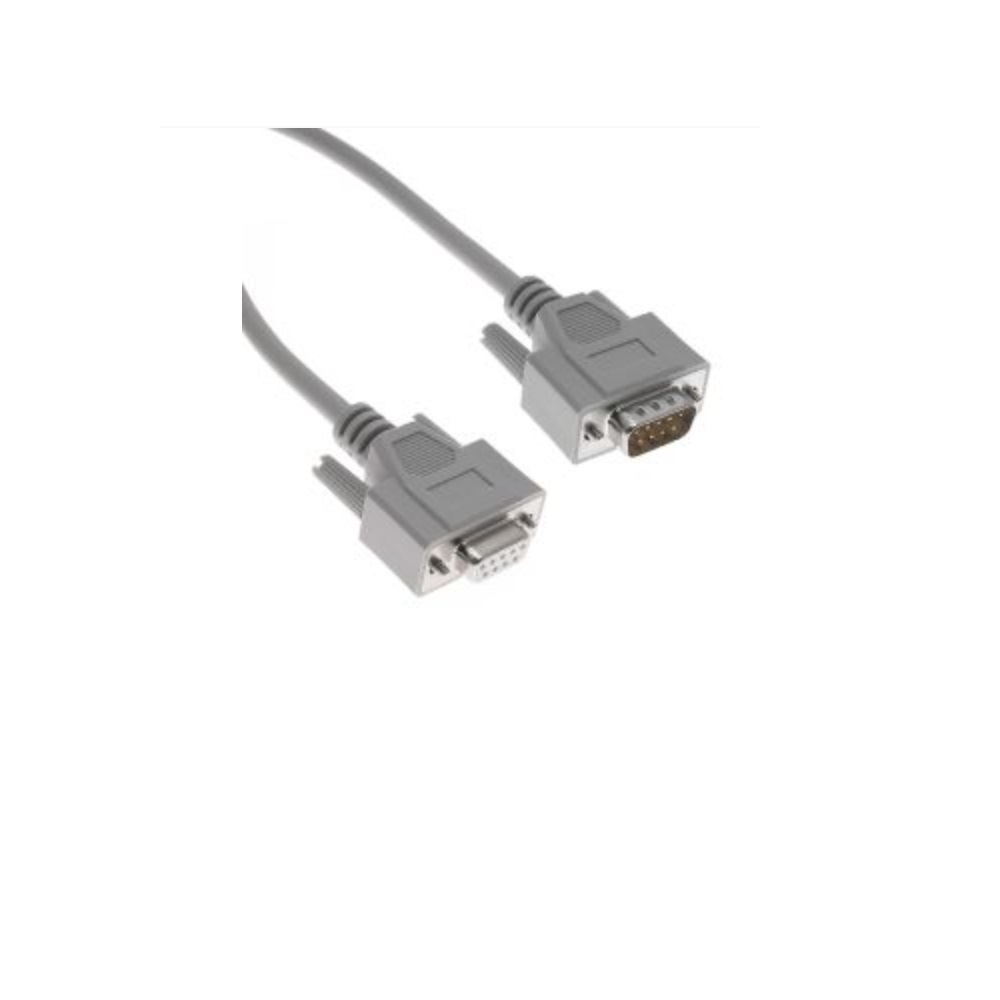 DB09-MFP-10M MENCOM CORDSET 9 PIN SUB-D MALE/FEMALE STR 10' PVC GY 24AWG