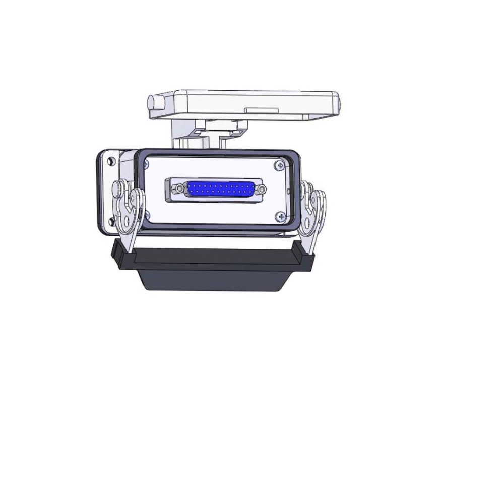 DB25-16LS MENCOM CONNECTOR 25 PIN SUB-D SIZE 16 HOUSING