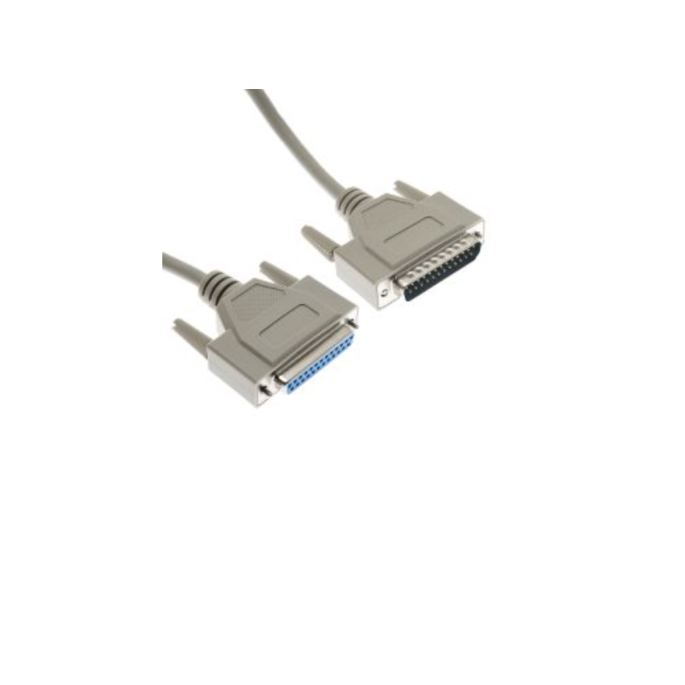 DB25-MF-06 MENCOM CORDSET 25 PIN SUB-D MALE STR 6' PVC GY 24AWG
