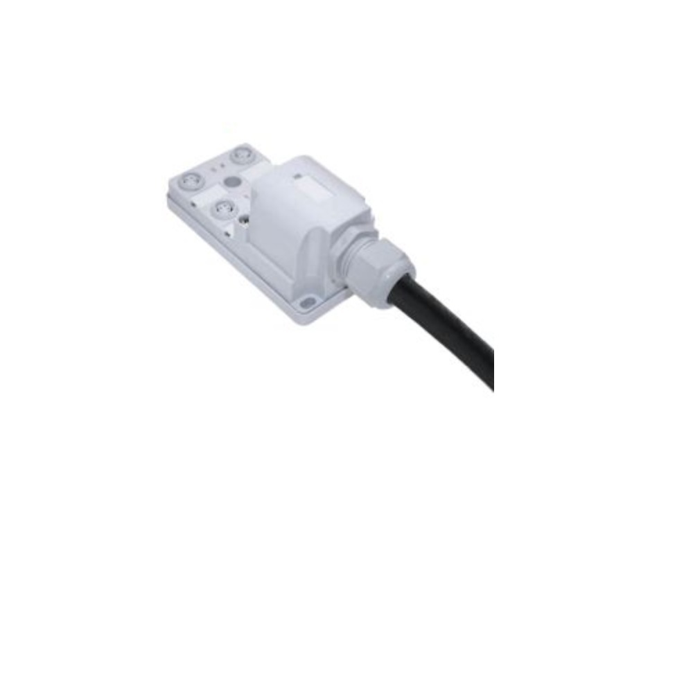 JAN-43P-206-C100 MENCOM JUNCTION BLOCK 4-3 PIN M8 / 10M SIDE PUR BK 60VAC/DC PNP LED