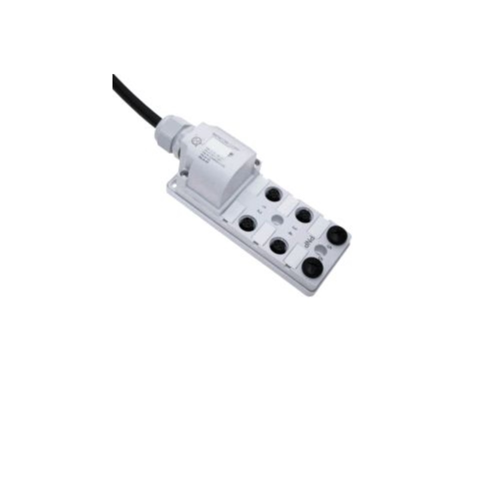 JDC-65P-215-C020 MENCOM JUNCTION BLOCK 6-5 PIN M12 W/ 2M SIDE PUR BK 48VAC/DC PNP LED