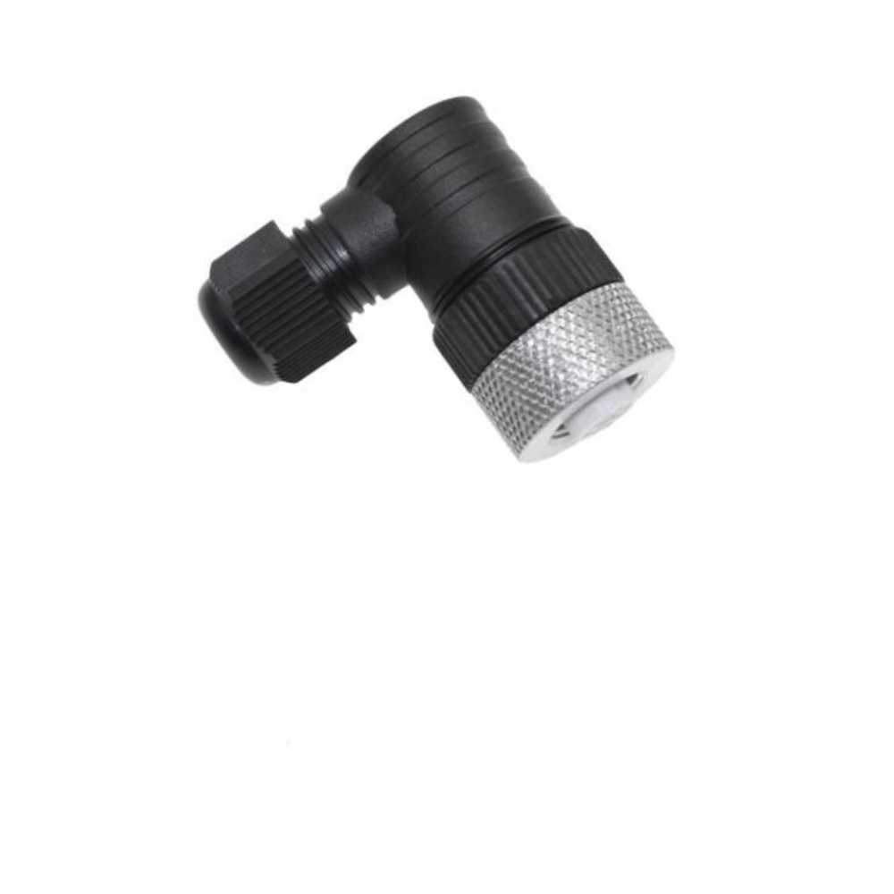 MDE45-4FP-FW09-R MENCOM ETHERNET RECEPTACLE 4 PIN M12 FEMALE ELB FW PG9 CG 250VDC