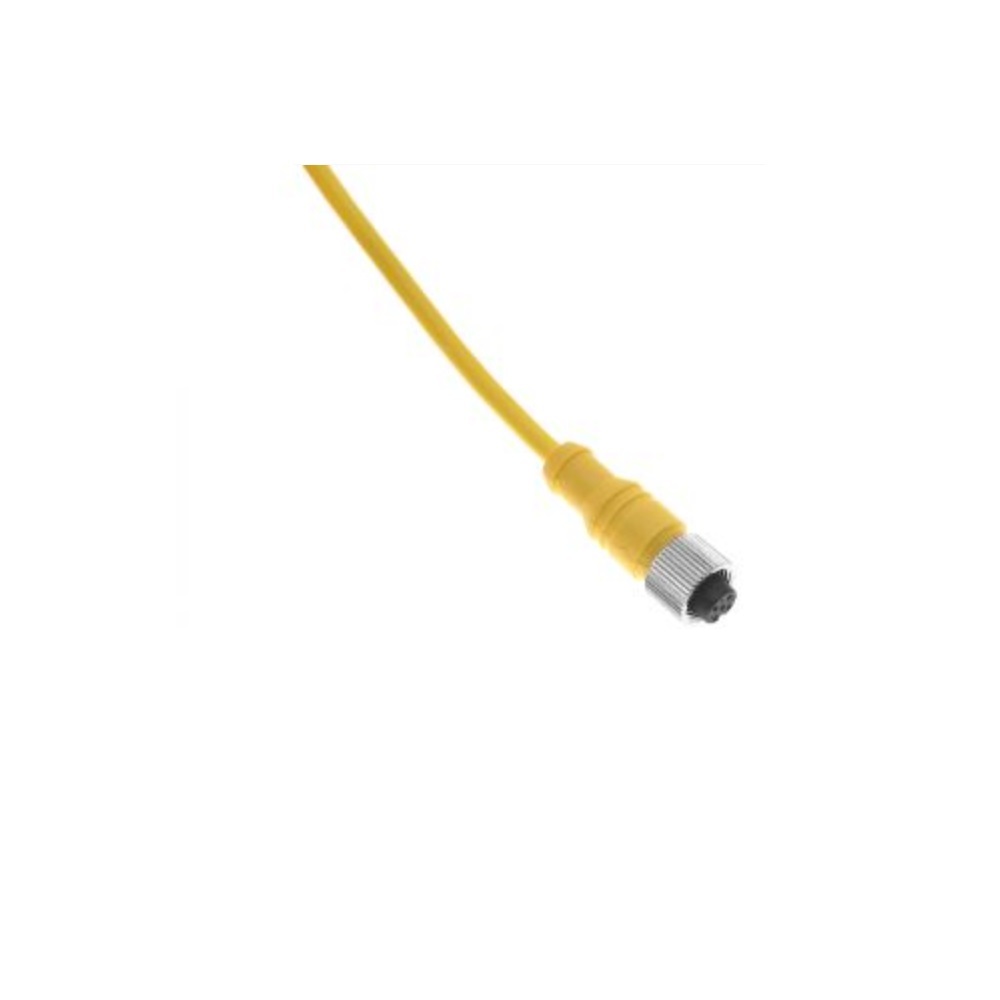 MDCP-3FP-5M MENCOM CORDSET 3 PIN M12 FEMALE STR 5M PUR YE 22AWG 300VAC/DC
