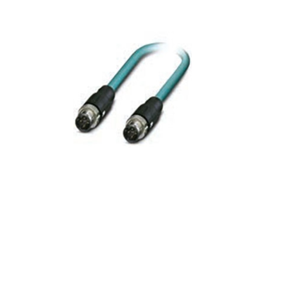 QA0405MK0QA04000 NUMATICS/AVENTICS ETHERNET CORDSET 4 PIN M12 M/M STR 5M D-CODED 24/26AWG