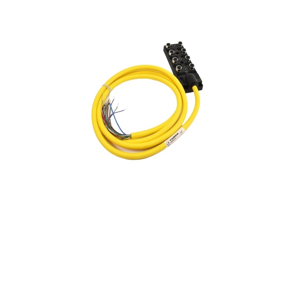VB 80.5-5 TURCK JUNCTION BLOCK 8-4 PIN M12 / 5M SIDE EXIT PVC YE 10-48VDC