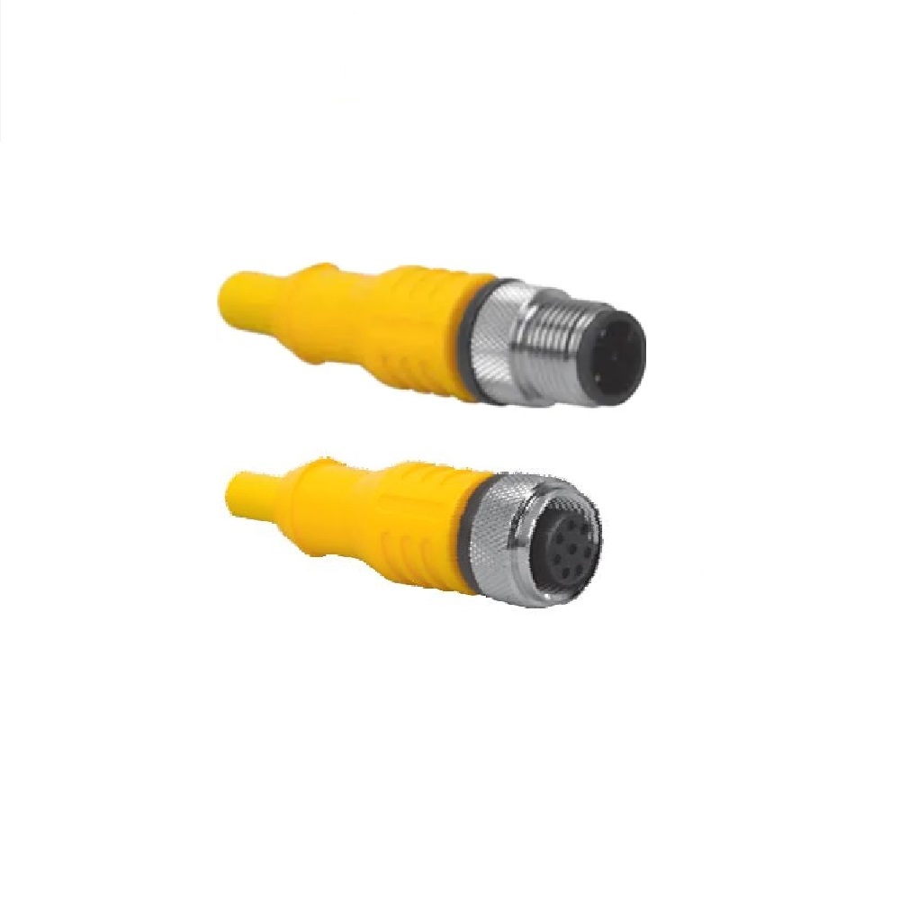 RKC 4.4T-3-RSC 4.4T/S1587 TURCK CORDSET 4 PIN M12 F/M STR 3M TPE YE WELD 18AWG 250VAC/DC
