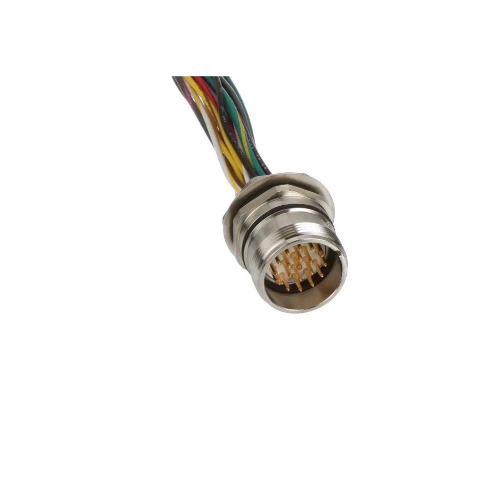 CSAFL 16-14-1 TURCK CIRCULAR CONNECTOR 16 PIN M23 MALE STR FM 1M CABLE 18AWG M25 THR 300VAC/DC