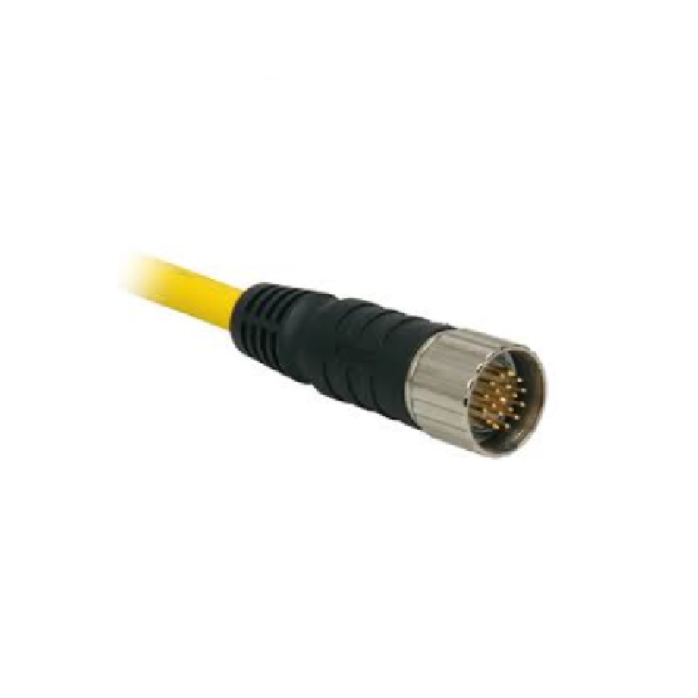 CSM 19-19-6 TURCK CORDSET 19 PIN M23 MALE STR 6M PVC YE 18AWG 150VAC/DC
