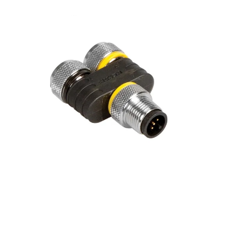 YB2-FSM 4.5-2FKM 4.5 TURCK SPLITTER 5 PIN "Y" M12 M/F/F 60VAC/75VDC