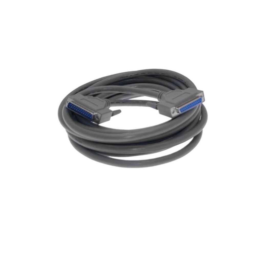 DB25-MFP-10M MENCOM CORDSET 25 PIN SUB-D M/F STR 10M PVC GY 24AWG