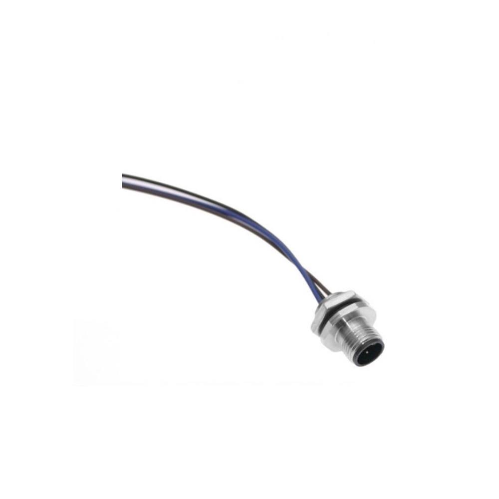 MDE45-4MR-4-E45 MENCOM ETHERNET RECEPTACLE 4 PIN M12 FEM STR RECPT 1' LD 1/4" NPT FRT MNT 24AWG