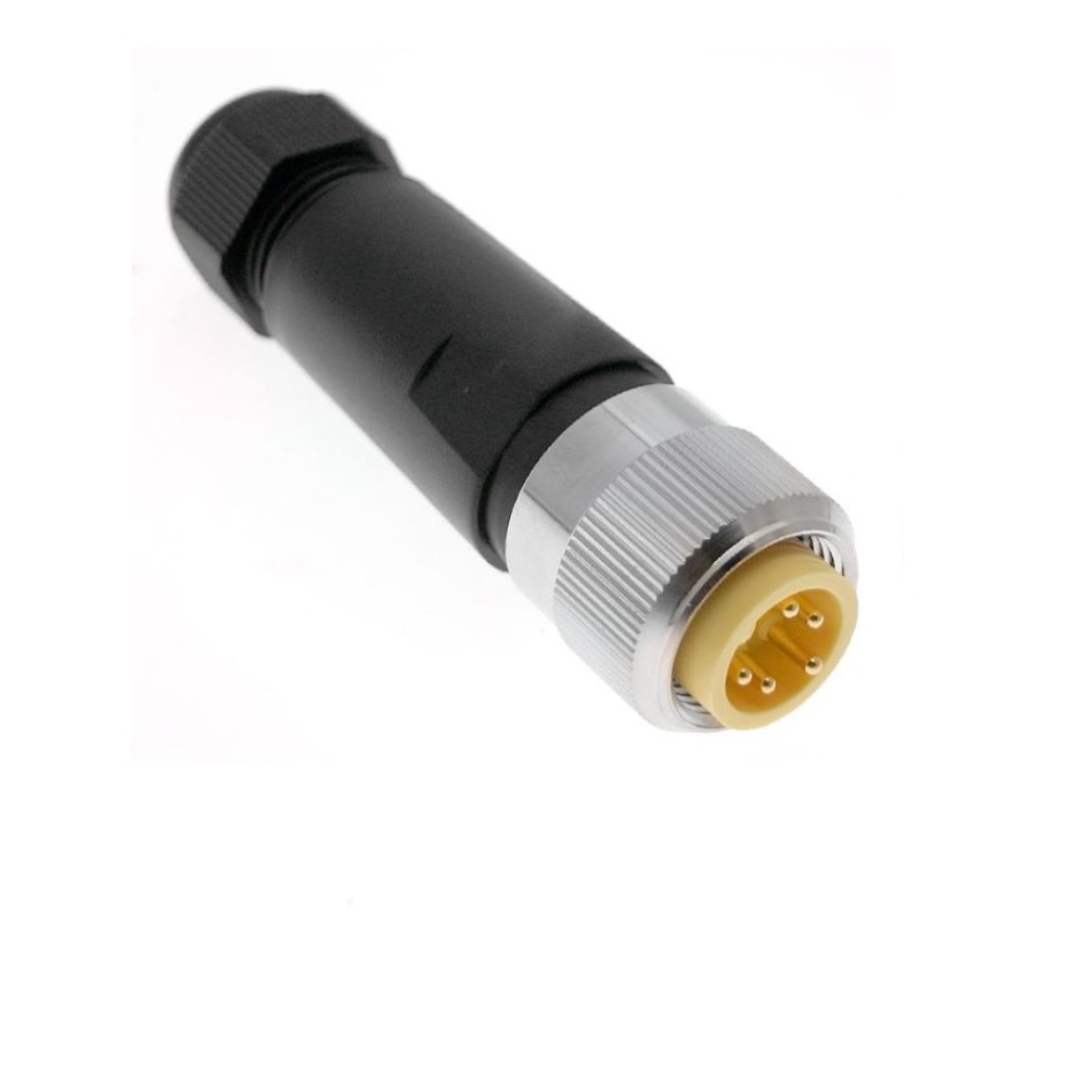 MIN-4MP-FW MENCOM RECEPTACLE 4 PIN 7/8" MINI MALE STR FW PG16 CG 600VAC/DC