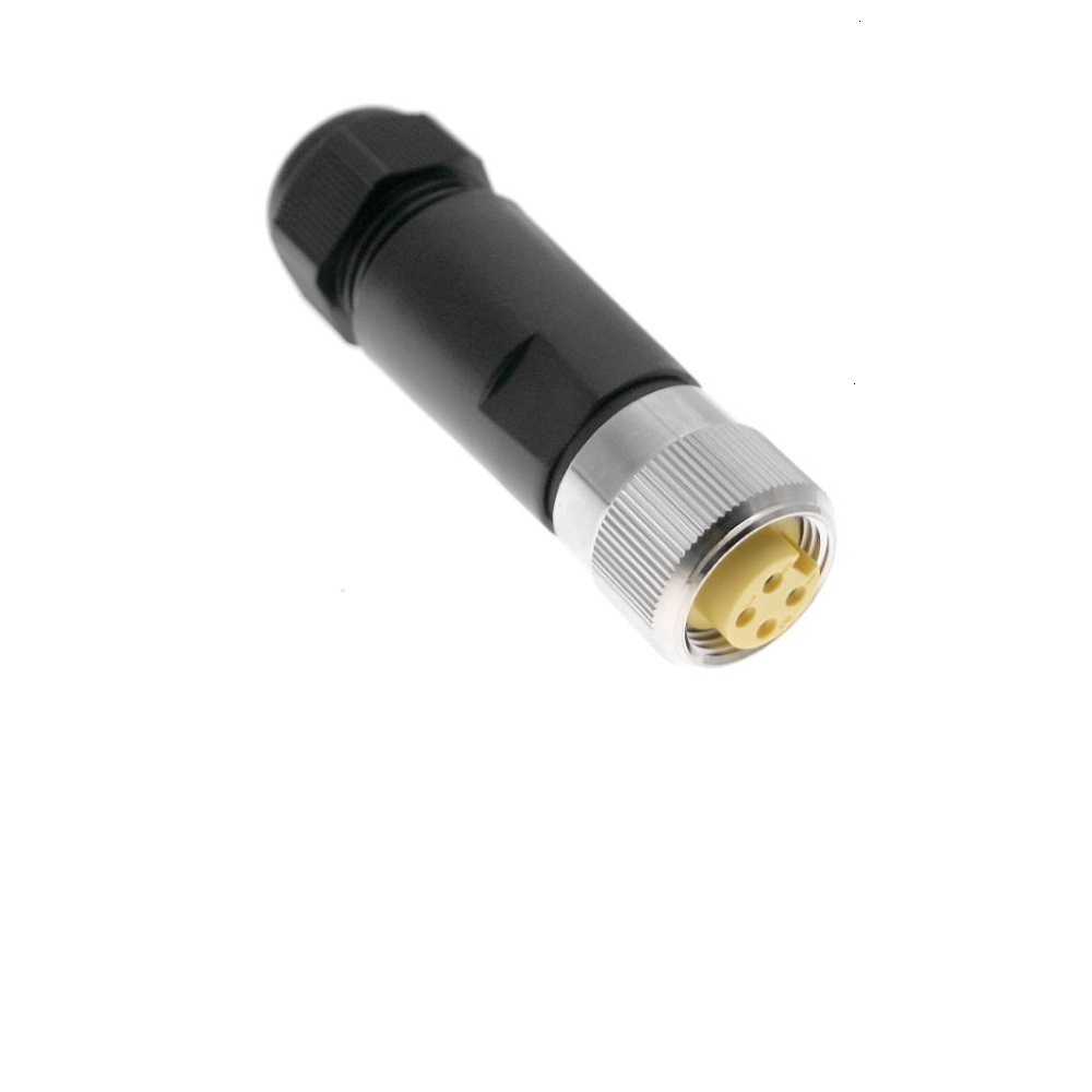 MIN-6FP-FW MENCOM RECEPTACLE 6 PIN 7/8" MINI FEMALE STR FW PG16 CG 600VAC/DC