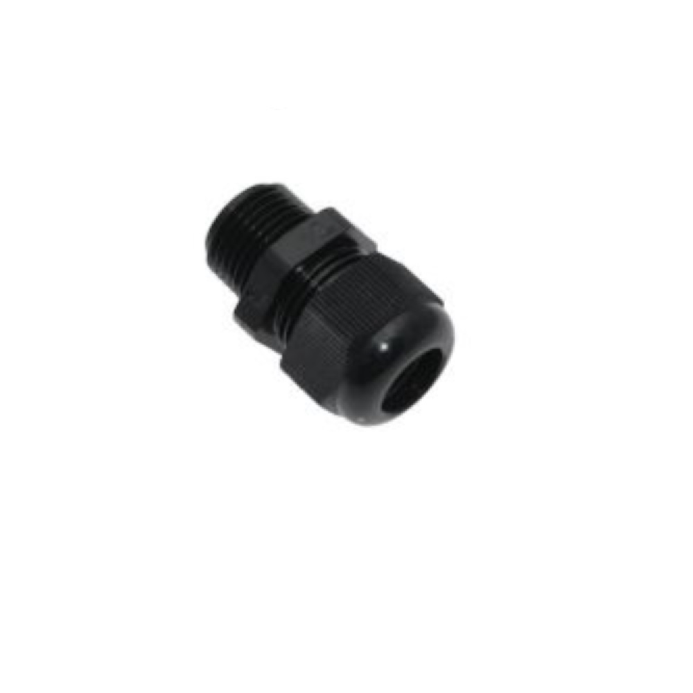 PCG-3/4-B MENCOM CABLE GLAND 3/4" NPT MALE THR 13-18MM CG PLASTIC (BLACK)