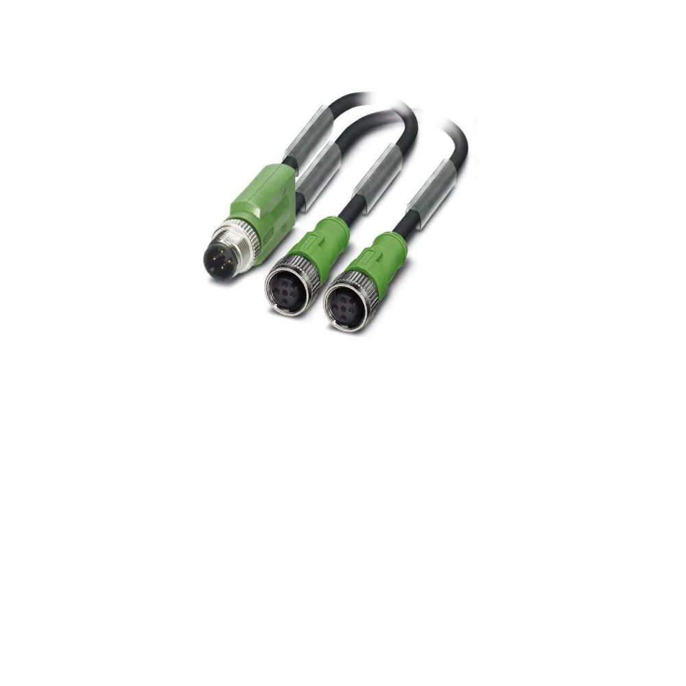 TA04D3MIEJC04000 NUMATICS/AVENTICS SPLITTER 4 PIN "Y"  M12 M/F/F STR W/0.3M CBL