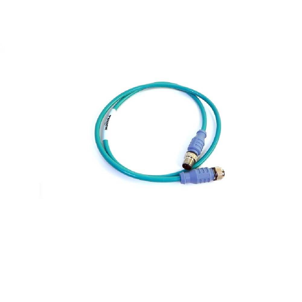 RSSD RKSD 441-6M TURCK ETHERNET CORDSET 4 PIN M12 M/F 6M TPU TEAL 24AWG 250VAC/DC