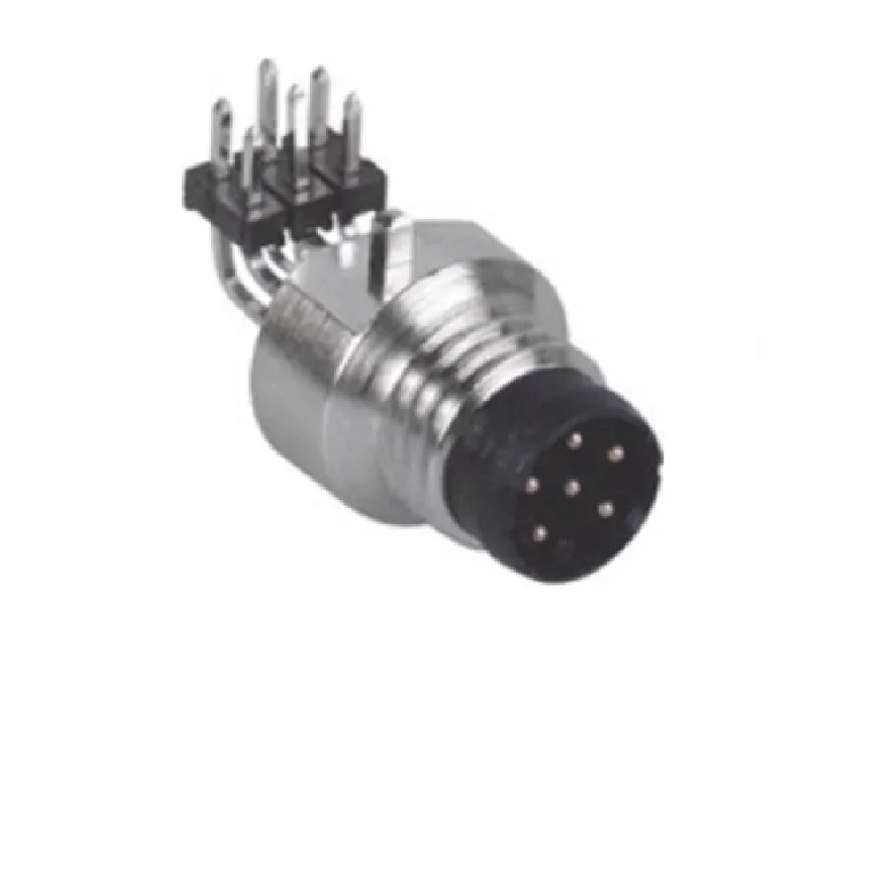 WMFS 3-PCB TURCK CIRCULAR CONNECTOR 3 PIN M8 MALE ELB FM M8 THR 60VAC/75VDC