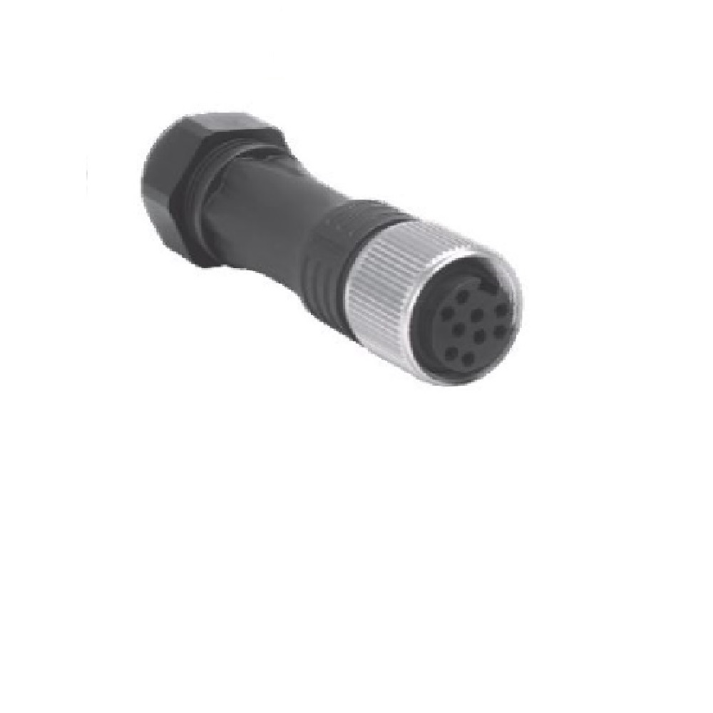 B 71101-0/21 TURCK CIRCULAR CONNECTOR 10 PIN 1 1/8" MINI FEMALE STR FW PG21 CG 600VAC/DC