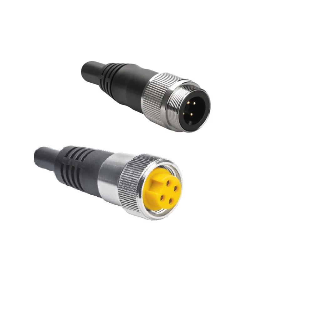 RSM RKM 34-5M/S4000 TURCK CORDSET 3 PIN 7/8" MINI M/F STR 5M PVC BK 14AWG 600VAC