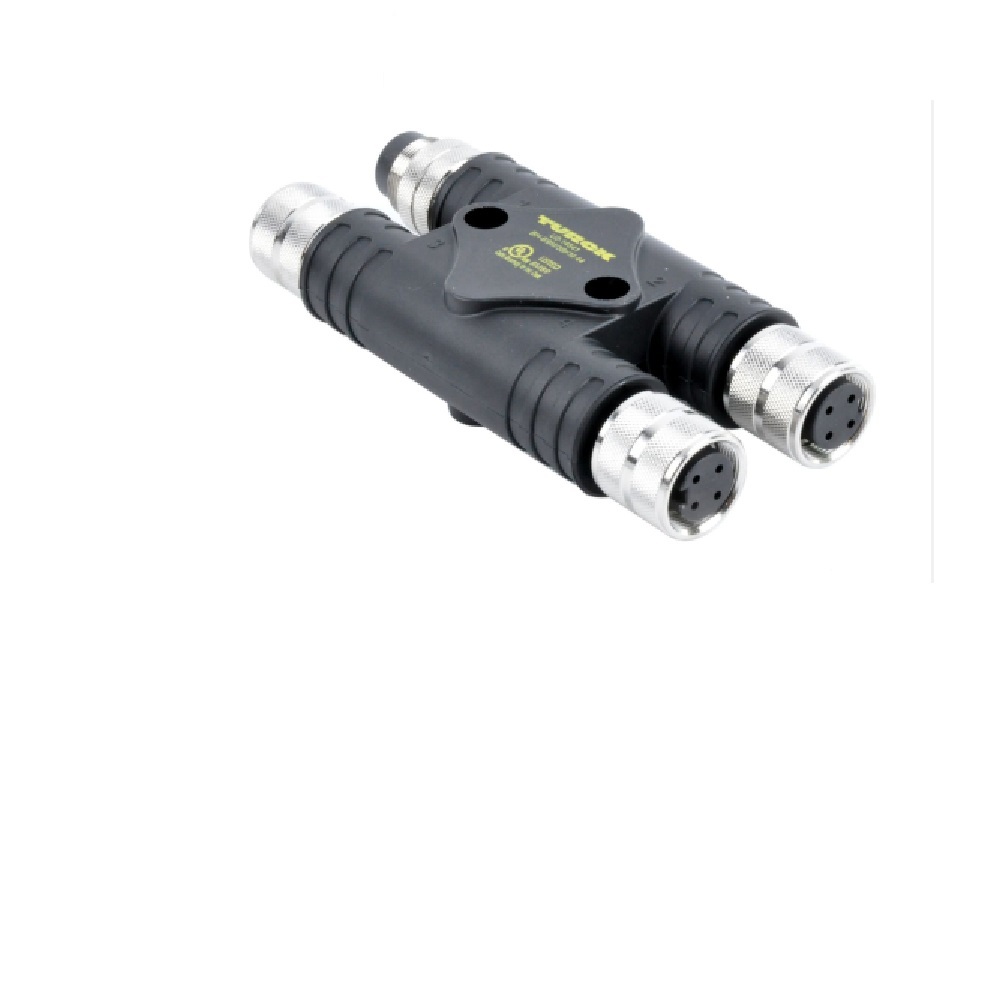 BH-BSM/3BKM 44-193-0.2 TURCK SPLITTER 4 PIN "H" M16 M/F/F/F N/N/0.2M PVC BK 600VAC/DC