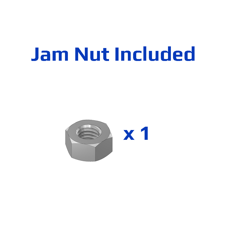 30D-M10D35-1 MODULAR SOLUTION D28 FOOT 35MM PAD, M10 THREAD W/ JAM NUT