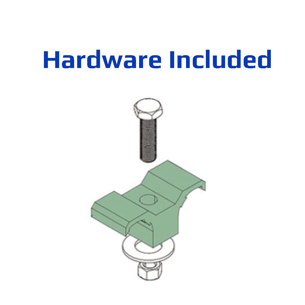 32D-28C-0 MODULAR SOLUTION D28 FOOT CASTER CLAMP