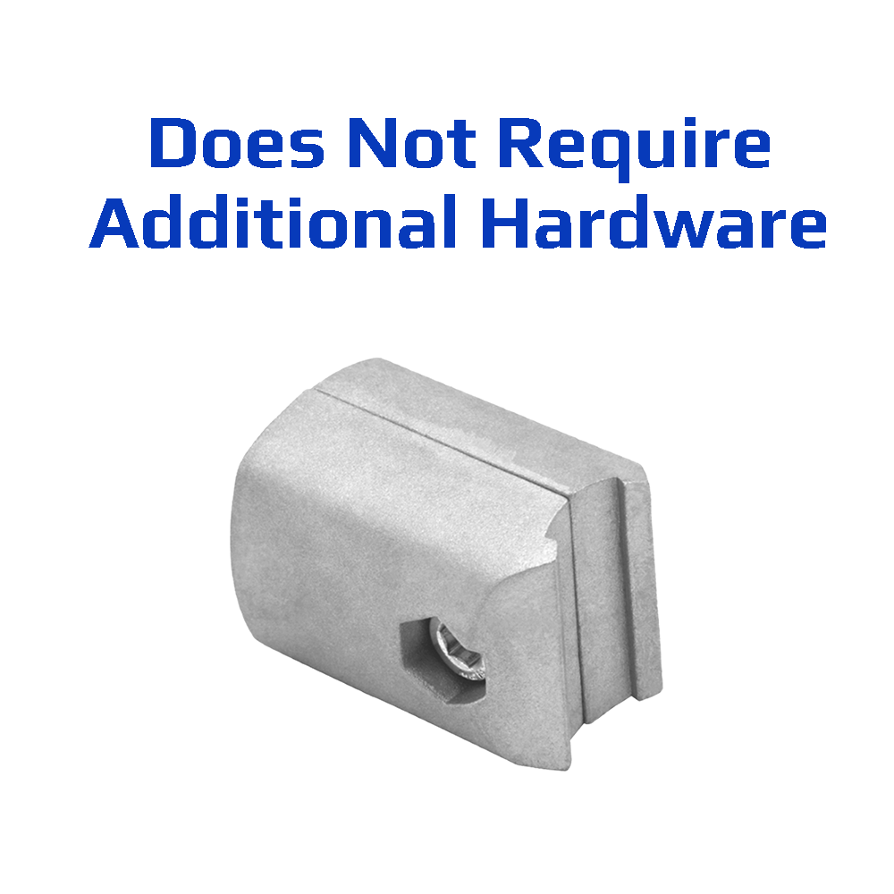 41D-100-0 MODULAR SOLUTION D28 CONNECTOR CONNECTOR END TO RIDGE MOUNT STRIAGHT