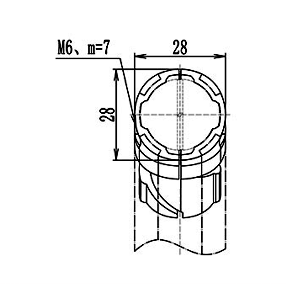 41D-142-0 MODULAR SOLUTION D28 CONNECTOR CONNECTOR 135 DEGREE END TO END INNER TYPE
