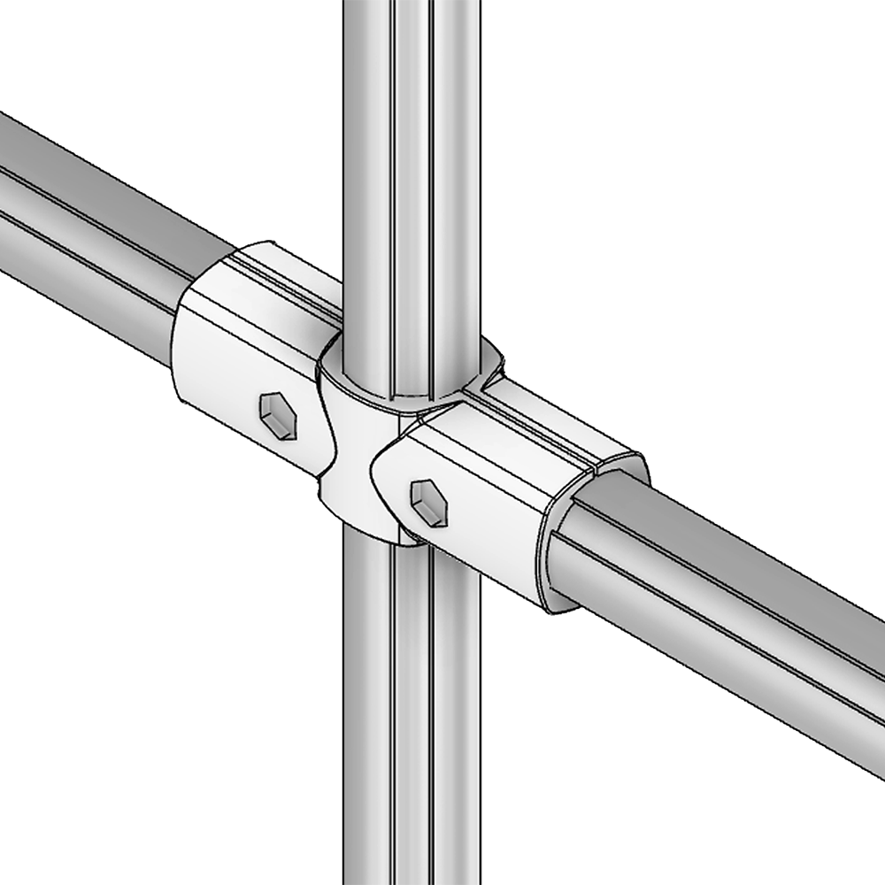 41D-151-0 MODULAR SOLUTION D28 CONNECTOR CONNECTOR SHAFT TO DUAL END INLINE