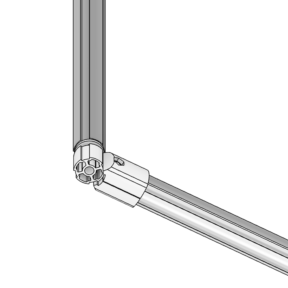 42D-286-0 MODULAR SOLUTION D28 CONNECTOR D28 SWIVEL JOINT