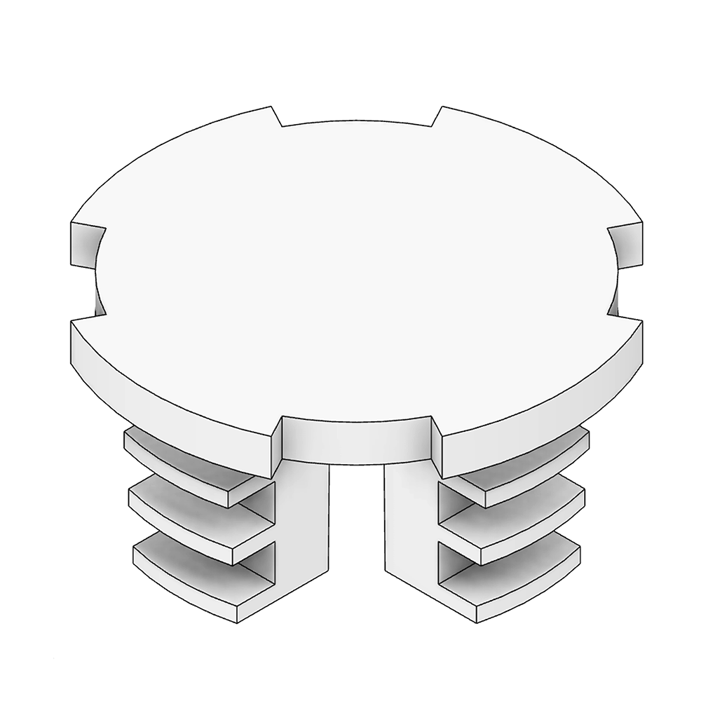 60D-286-0 MODULAR SOLUTION D28 END CAP END CAP FOR D28 SHAFT HEAVY