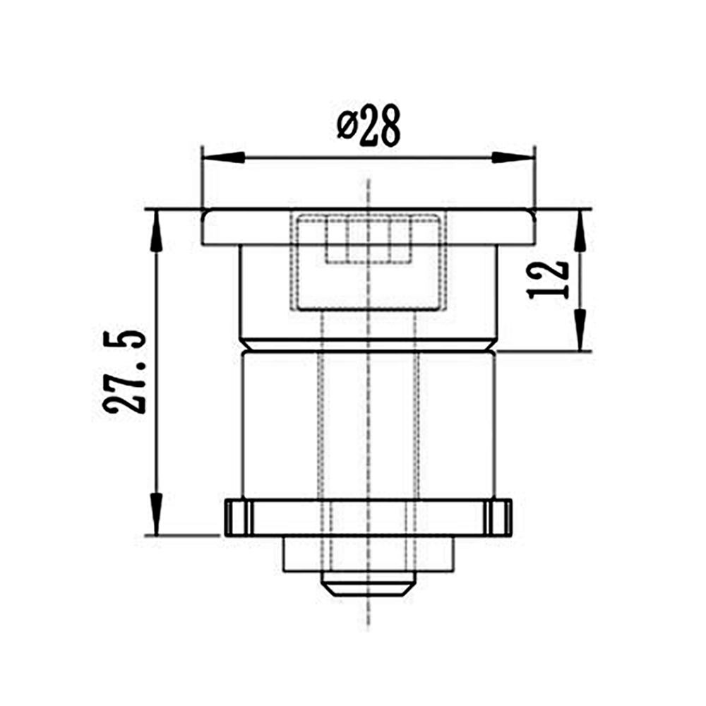 60D-286-0 MODULAR SOLUTION D28 END CAP END CAP FOR D28 SHAFT HEAVY
