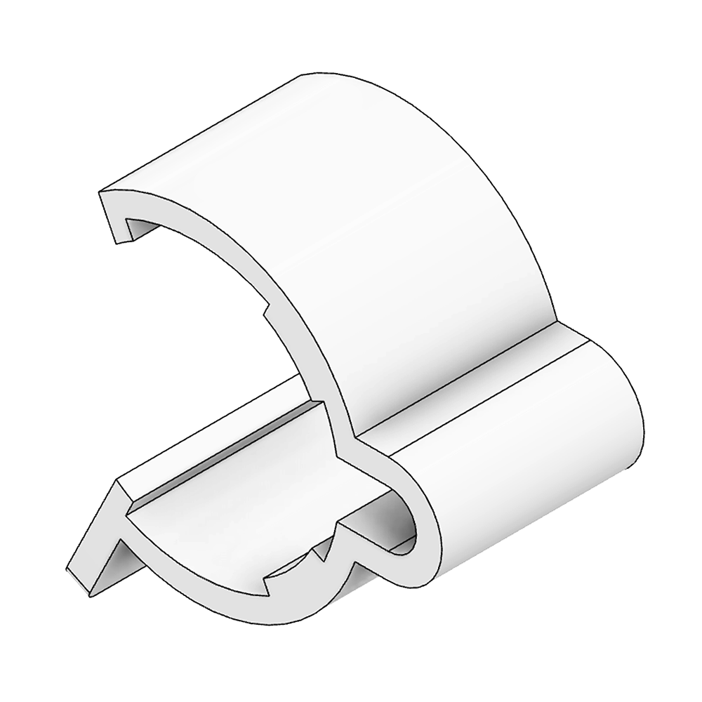 79D-100-0 MODULAR SOLUTION D28 CLIP ON PART HANG TAG CLIP