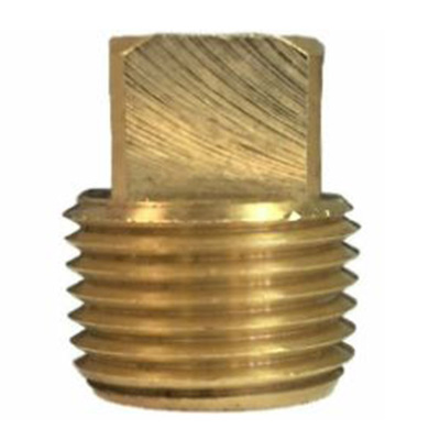 109A-B ANDERSON BRASS FITTING 1/4" NPT MALE SQ. HEX HEAD PLUG
