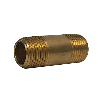 113RB-E2 ANDERSON RED BRASS FITTING 3/4" NPT MALE X 2" LONG NIPPLE