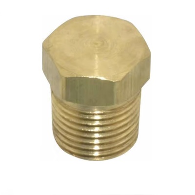 121A-D ANDERSON BRASS FITTING 1/2" NPT MALE HEX HEAD PLUG