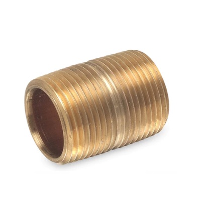 112A-A ANDERSON BRASS FITTING 1/8" NPT MALE CLOSE NIPPLE