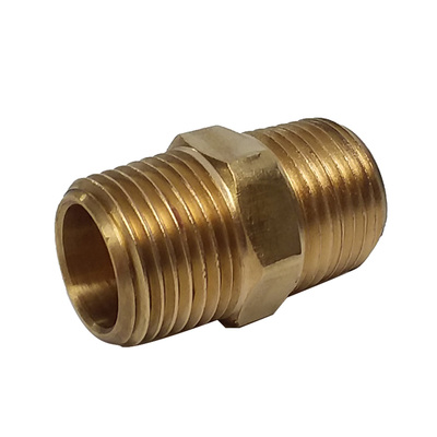 123AH-BA ANDERSON BRASS FITTING 1/4" NPT MALE X 1/8" NPT MALE 1.18" LONG HEX NIPPLE