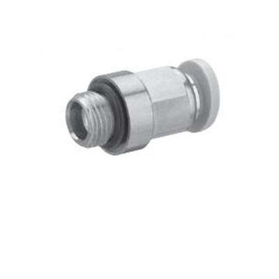 2121006140 NUMATICS/AVENTICS PLASTIC PUSH-IN FITTING 6MM TUBE X 1/4" G MALE (OVAL)