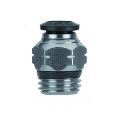 50000N-6-1/8 AIGNEP PLASTIC PUSH-IN FITTING 6MM TUBE X 1/8" G MALE